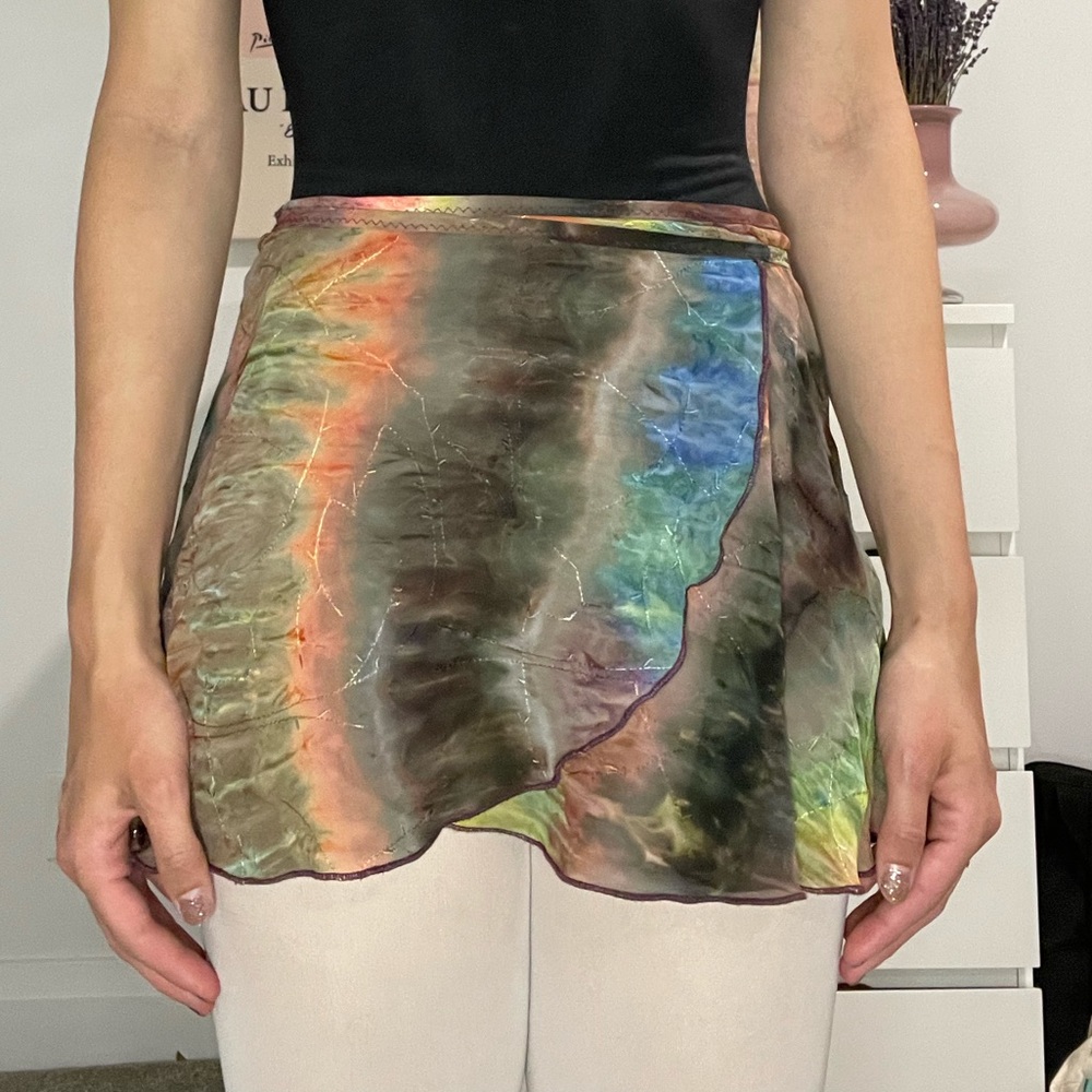 Watercolour tiedye ballet skirt